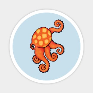 happy octopus Magnet